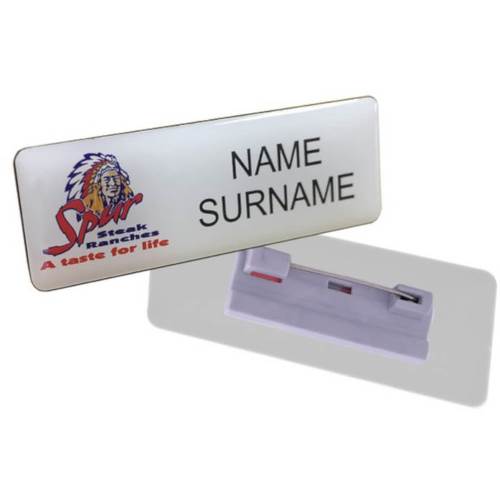Name tag - with pin